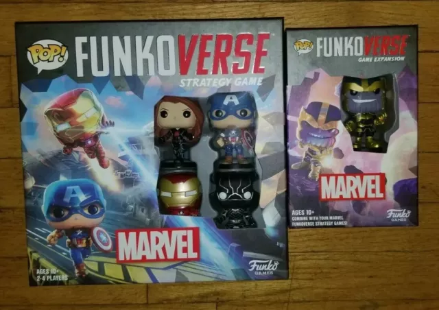 NIP Funko POP! Funkoverse: Strategy Game Marvel 100 Plus Thanos Expansion Pack