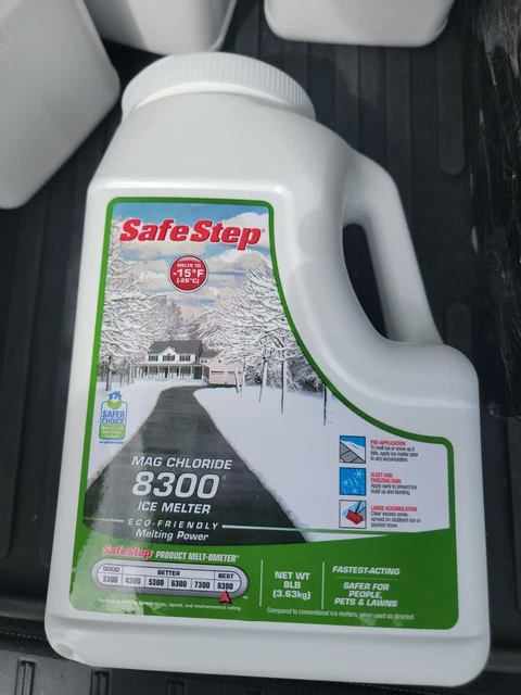 Safe Step Magnesium Chloride Hexahydrate Less Toxic Ice Melt Granule 8 lbs