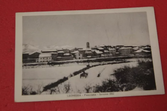 Cartoline Rieti Leonessa inverno 1922 Ed. Palla NV