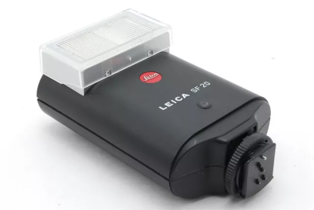 [MINT con difusor] Leica SF20 Montaje en zapata Flash Negro 14414 M6 TTL M7...