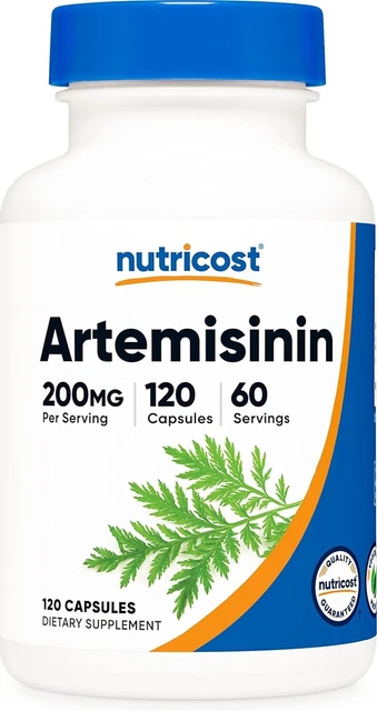 New Artemisinin 200mg, 120 Capsules - Non-GMO, Gluten Free