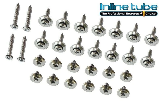 1968-72 Gm A-Body Chevelle Gto Convertible Rear Quarter Panel Interior Screw Kit