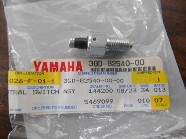 Neutral Switch Wire Lead For 2004-2013 Yamaha Raptor 350 (YFM350) – OEM Replacement