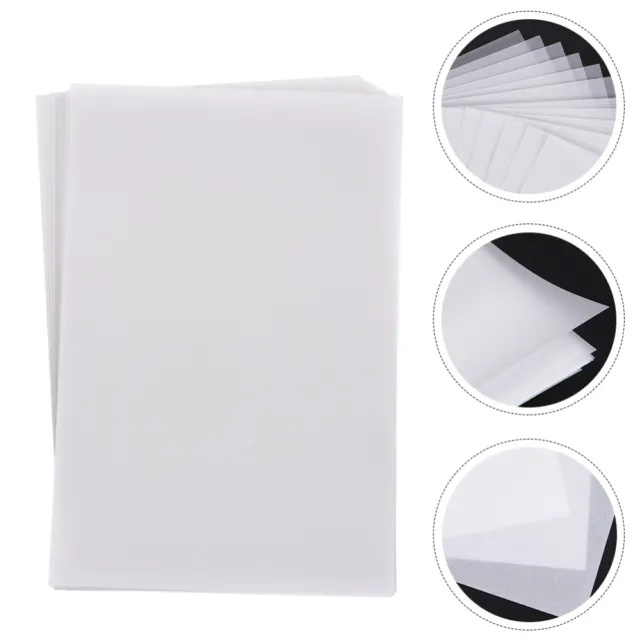 150 hojas papel de ácido sulfúrico blanco papel de pintura papel de papeleo translúcido