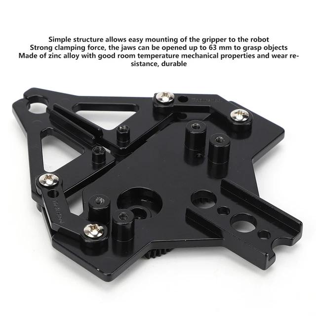Standard Gripper Kit Zinc Alloy Industrial Robot Parts Maximum Jaw Opening 63mm♡