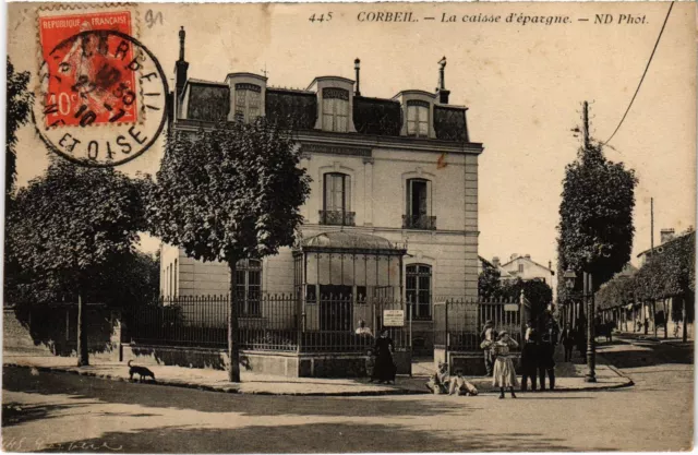 CPA Corbeil La caisse d'epargne FRANCE (1371892)