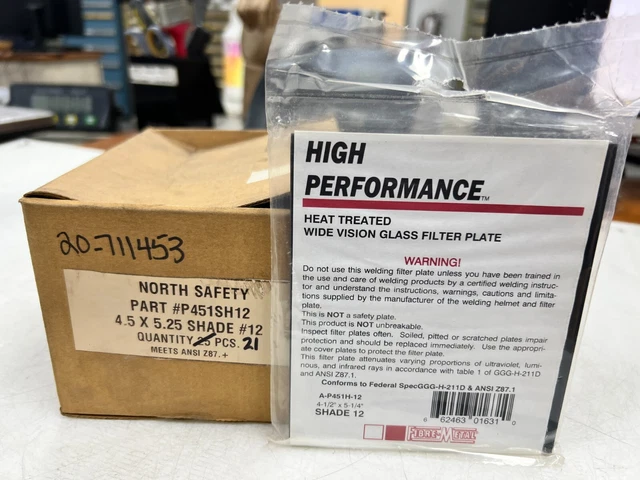 👀 21) New Fibre-Metal Heat Treated Wide Vision Glass Filter Plate A-P451H-12