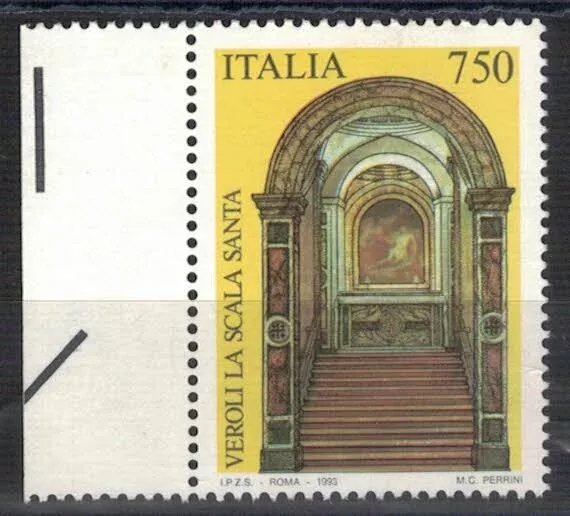 Patrimonio Artistico 11ª Emissione. Veroli La Scala Santa. Nuovo Bordo Anno 1993