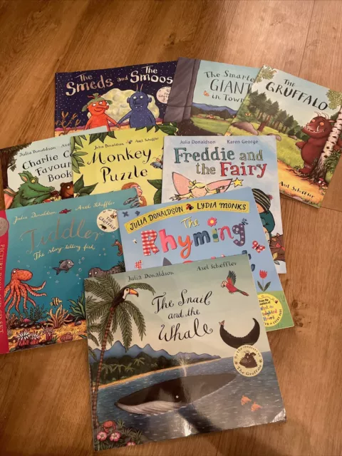 Childrens Picture Story Books Bundle X 9 Inc Julia Donaldson Gruffalo, Smeds & S