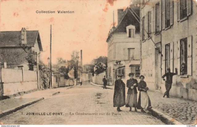 94 JOINVILLE LE PONT _S14822_ La Gendarmerie Rue de Paris Collection Valenton
