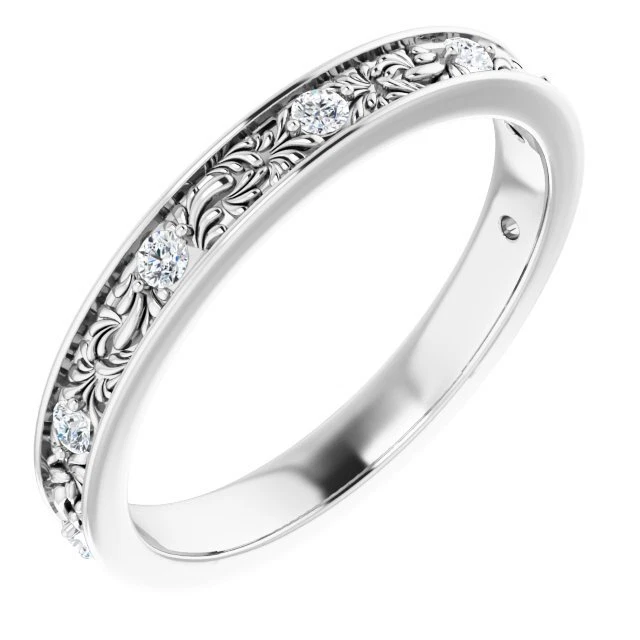 1/8 Karat Natürlicher Diamant Jahrestag Band IN