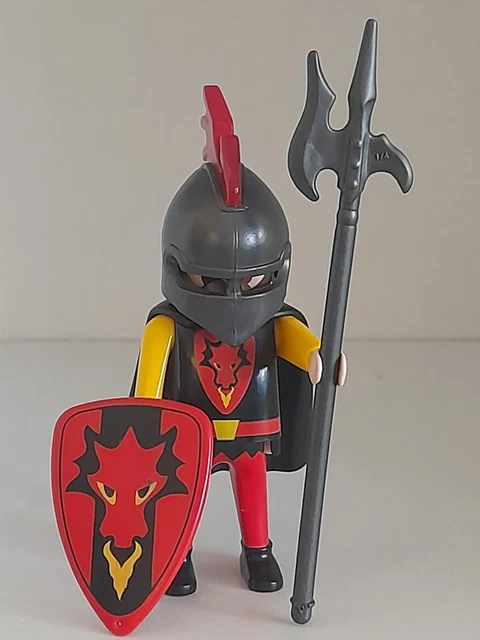 Figurine Playmobil - Petit Dragon Rouge - Thème Château Et Chevalier - Occasion Bon état