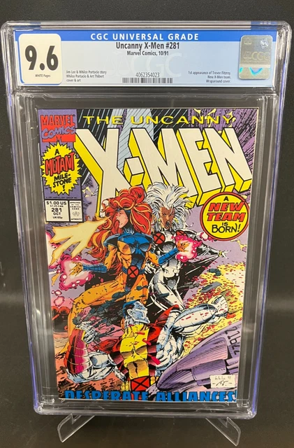 CGC 9.6 Uncanny X-Men #281 1st App of Trevor Fitzroy Wraparound Cover Issue!