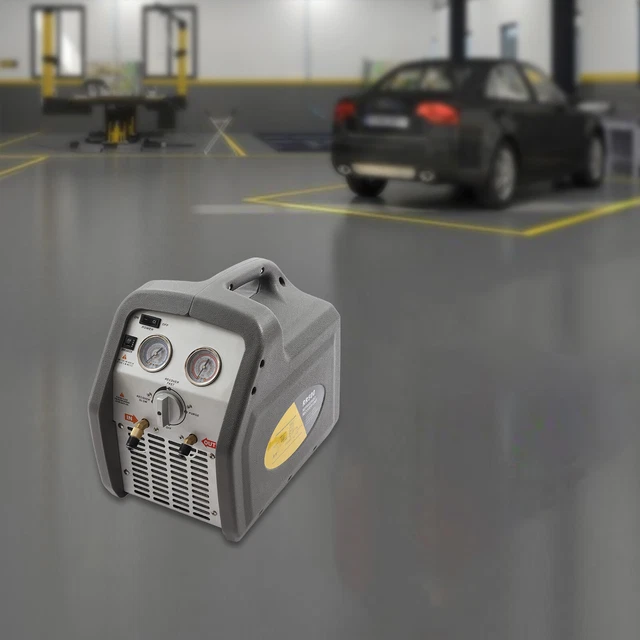 Portable 1/2 HP Refrigerant Recovery Machine for Vapor Liquid Refrigerant 558psi