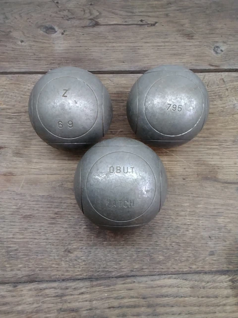 1 BOULE DE PETANQUE OBUT MATCH + POIDS 690g / DIAMETRE 73 EUR 7,90 - FR