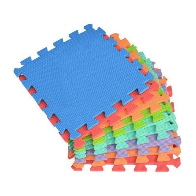 Tapis de Puzzle Modulaire Coloré 20 PièCes 30X30 Cm Mousse Eva Souple TapiF2