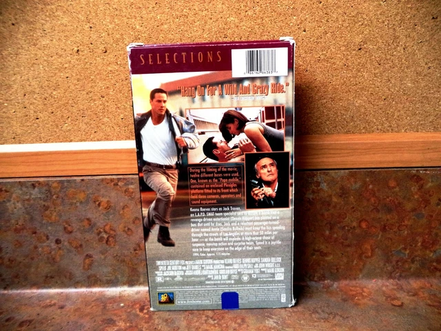 Sandra Hopper SPEED (VHS 1994) Keanu Reeves, Dennis Hopper, Sandra Bullock, Jeff ...