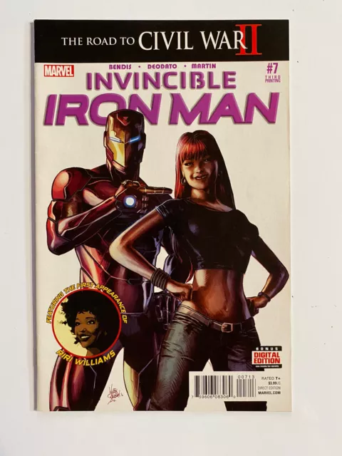 Invincible Iron Man #7 3rd Print Ironheart Wakanda Forever Combine/Free Shipping