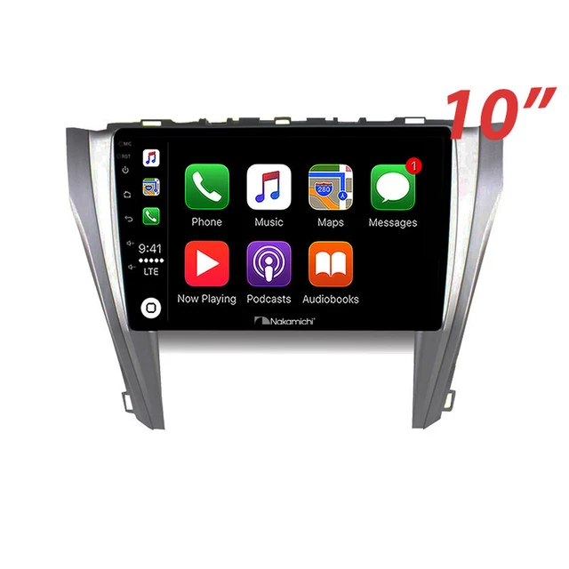 10& WIRELESS CARPLAY Android Auto Nakamichi BT Radio For Toyota Aurion