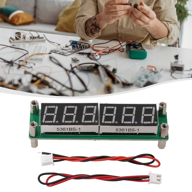 INEXPENSIVE 6 DIGIT LED Frequency Counter Blue Display RF Signal