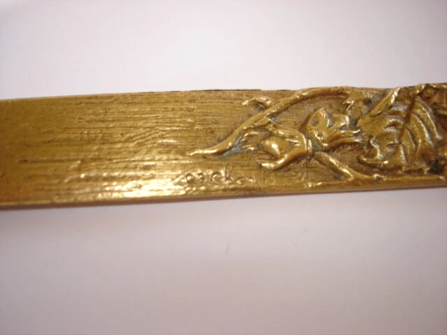 KAIAIWLUO Ouvre Lettre,Coupe Papier Cadeauen Alliage De Zinc Poignée En Bois Coupe Papier Epée