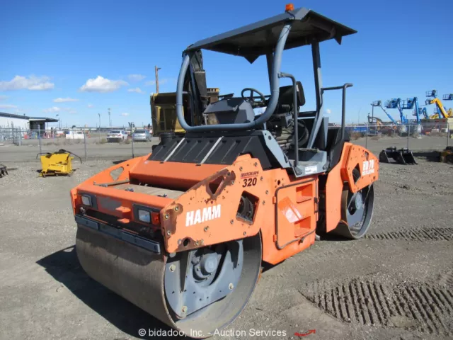 2007 Hamm HD 70 Smooth Double Drum Vibratory Ride On Roller Compactor bidadoo