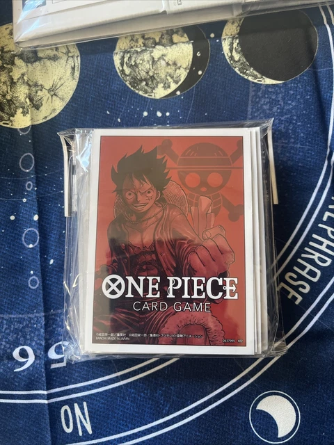 ONE PIECE CARD Game Official Card Sleeve Luffy 70 Sleeves Japan NEW