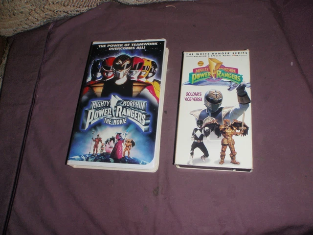 Mighty Morphin Power Rangers The Movie Vintage Vhs Tape 1995 And The 