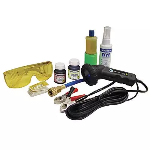 Mastercool 53351-B Professional UV Leak Detector Kit with 50W Mini Light, Black 2