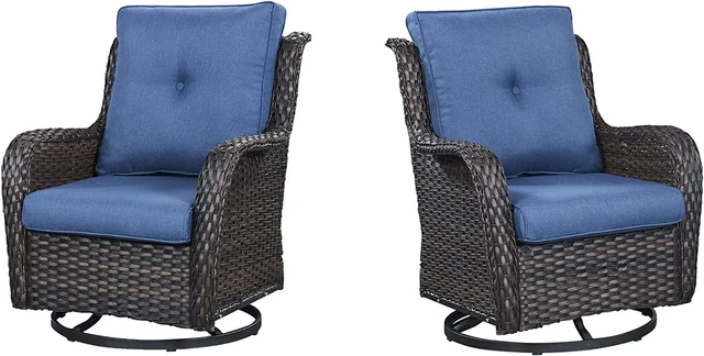 Outdoor Swivel Rcoker Patio Chairs - Outdoor Swivel Patio Chairs Set of 2 Wicker