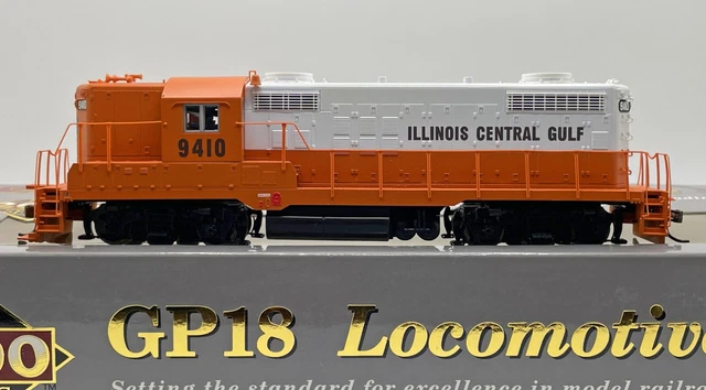 Ho Life Like Proto 2000 30681 Gp18 Illinois Central Gulf Icg #9410 Dcc Sound