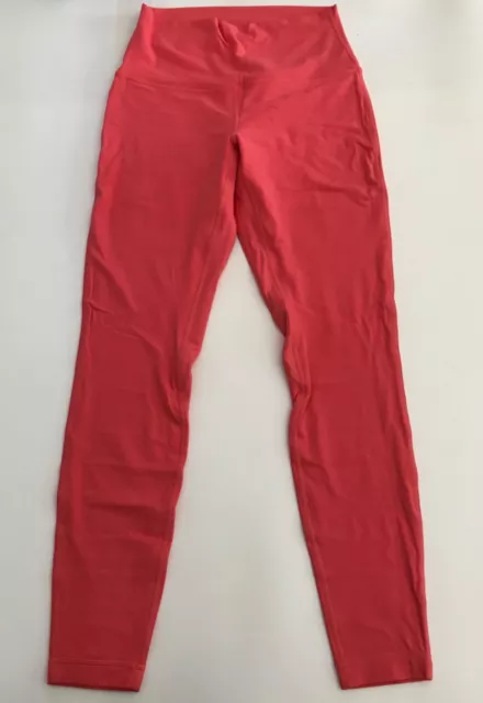 Lululemon Women's Align Pant 28” Nulu LW5CTIS TWRS Twilight Rose Pink Size  0
