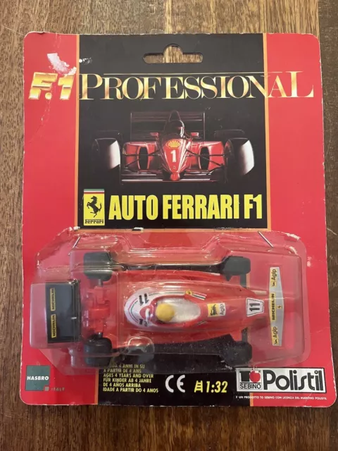 POLISTIL F1 PROFESSIONAL FERRARI 312 T2 N 11 SCALA 1:32 slot car Hasbro Auto New