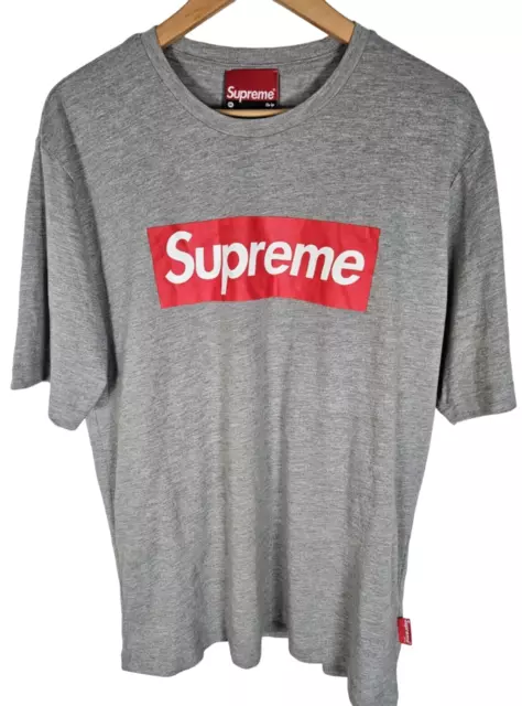 T SHIRT BOX LOGO supreme nera originale EUR 60 00 PicClick IT