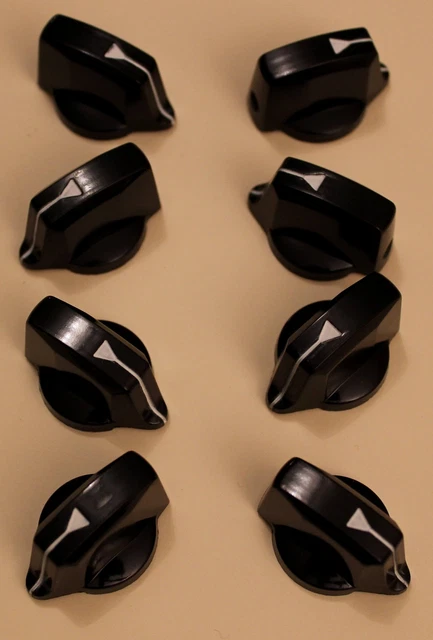 8 Buttons Vintage Knobs A Arrows - Axle Standard