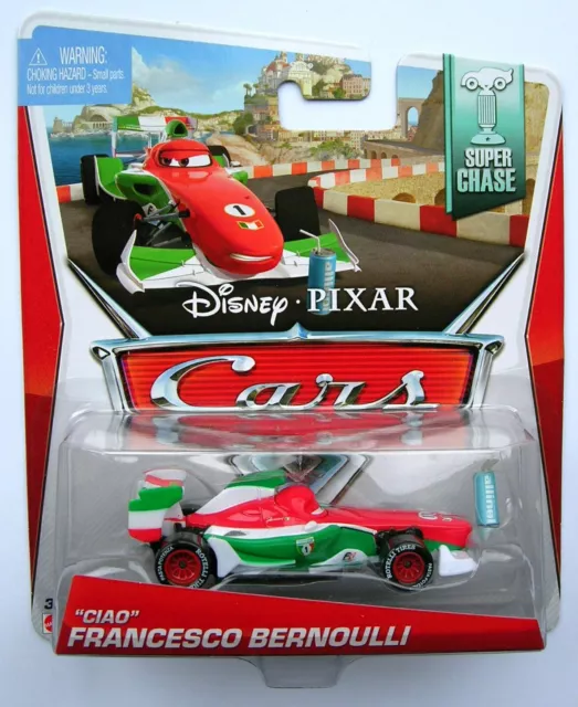 Disney Pixar Cars SUPER CHASE  'CIAO'  FRANCESCO BERNOULLI  Mega Rare !!