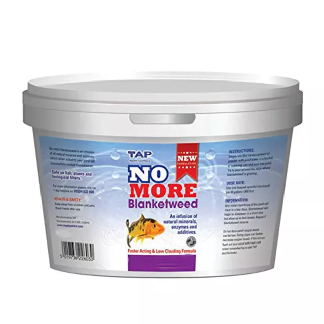 TAP No More Blanket Weed Pond String Algae Blanketweed Control Treatment 2Kg