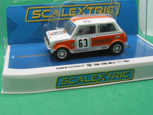 SCALEXTRIC C4413  MINI 1275 GT Datapost Alan Curnow     BNIB