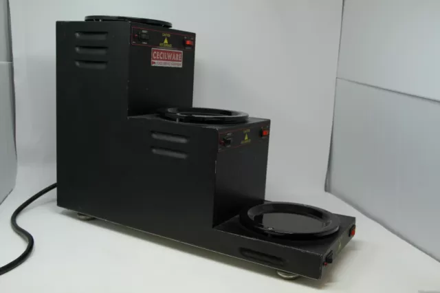Cecilware SW3 3-Tier Coffee Warmer NM44A Tested, Works Great