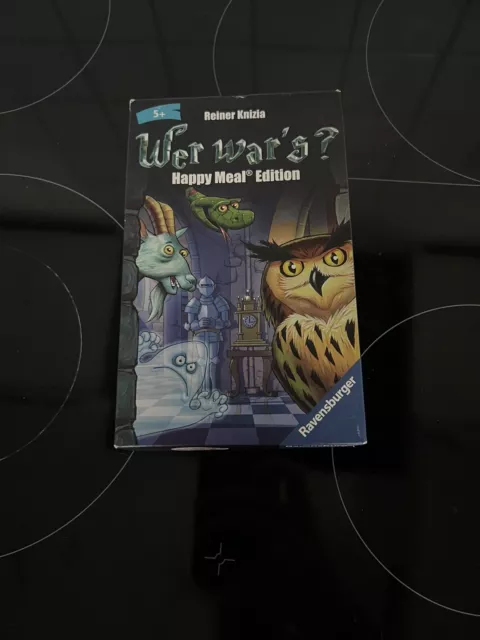 Ravensburger Wer war's Happy Meal Edition Reiner Knizia 2008 5+