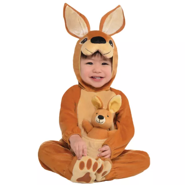 Baby Kangaroo Jumpin Joey Costume Babies Toddler Animal Fancy Dress Outfit Zoo