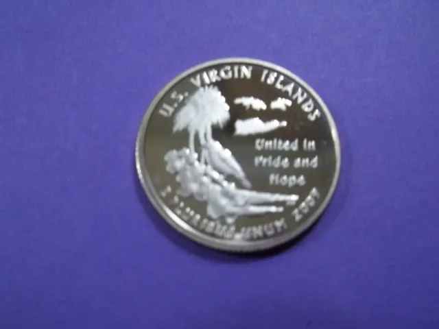 Proof/Mint U.S. Virgin Islands Quarter Gem 2009 "S"