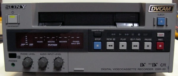 SONY DSR-20 DVCAM MiniDV Mini DV Reproductor de Cintas Grabadora PRO Digital VCR Cubierta EUR 640,50 - Vimarsana News
