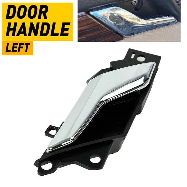KIMISS - Poignée De Porte Intérieure Voiture - Compatible Peugeot 206, 207, Citroën C2 - 1 Paire - Installation Non Destructive