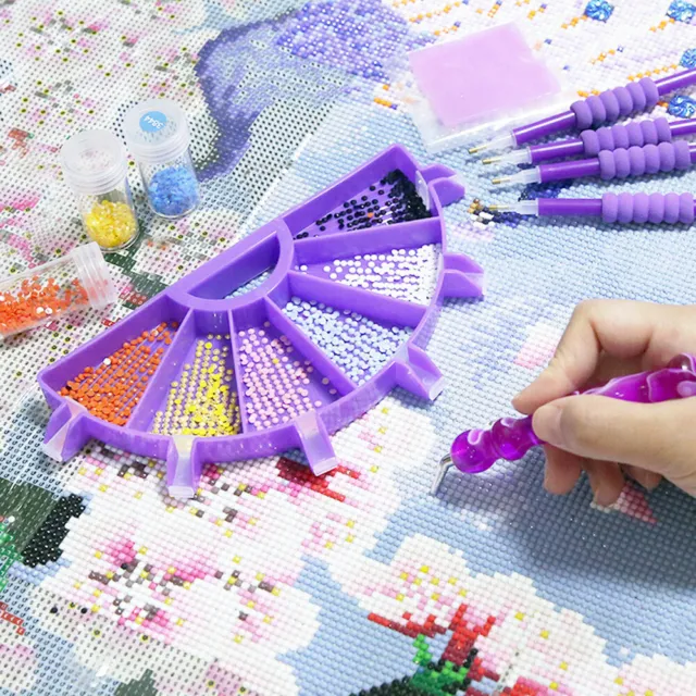 Diamond Painting Tray Holder Kits Organizer Container Stitch Kits Tool Supplies