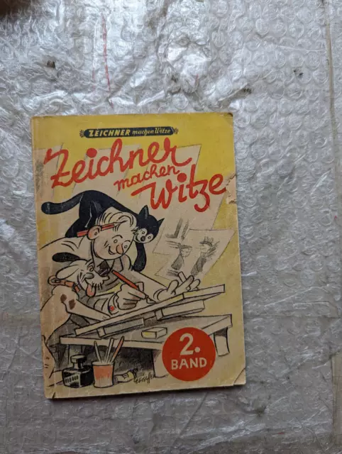 Taschenbuch Zeichner machen Witze 2. Band 1942 die Zeilen Humor Satire Karikatur