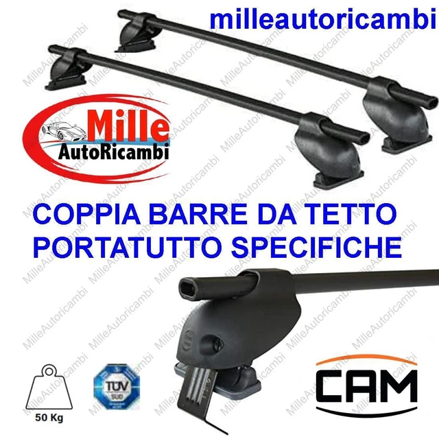 Tetrax Cam Portatutto Per Auto - Kit Premontato Con 2 Barre E 4 Attacchi - Foto 11