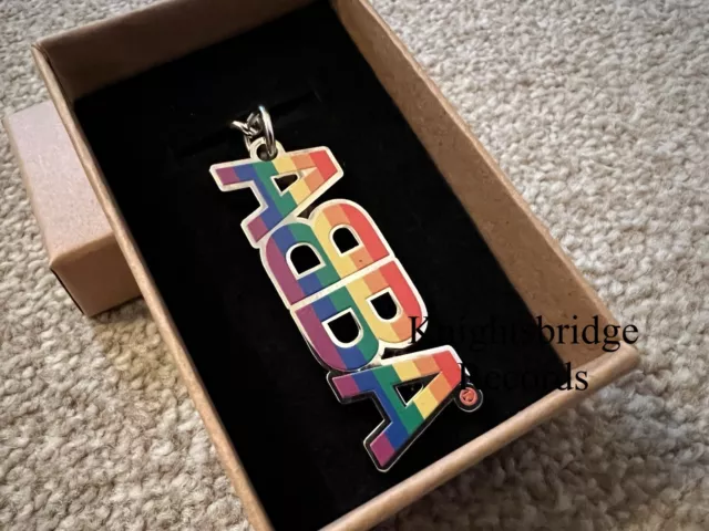 ABBA Official Limited Edition Rainbow Heavyweight Keyring Voyage