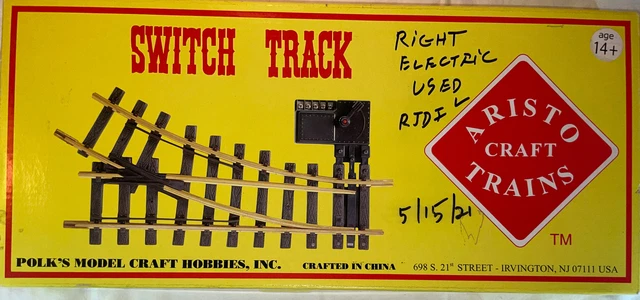 🚂 G Scale Aristocraft Trains 11205 Switch Right Remote Control. No Accessories!