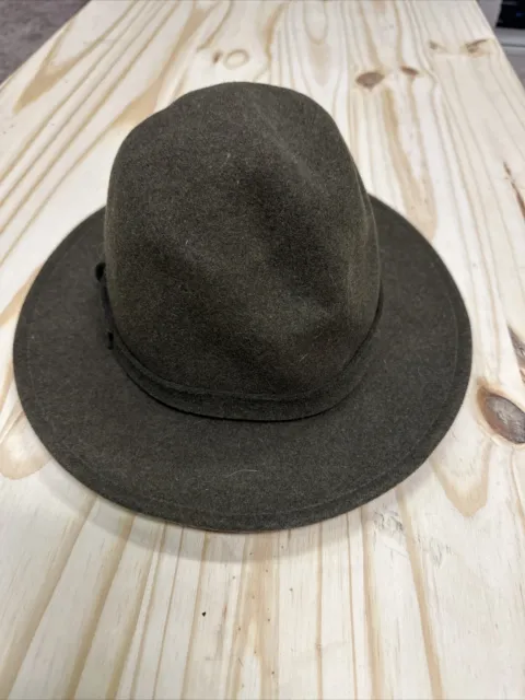 REDHEAD Light Brown Packable Wool Felt Fedora Hat